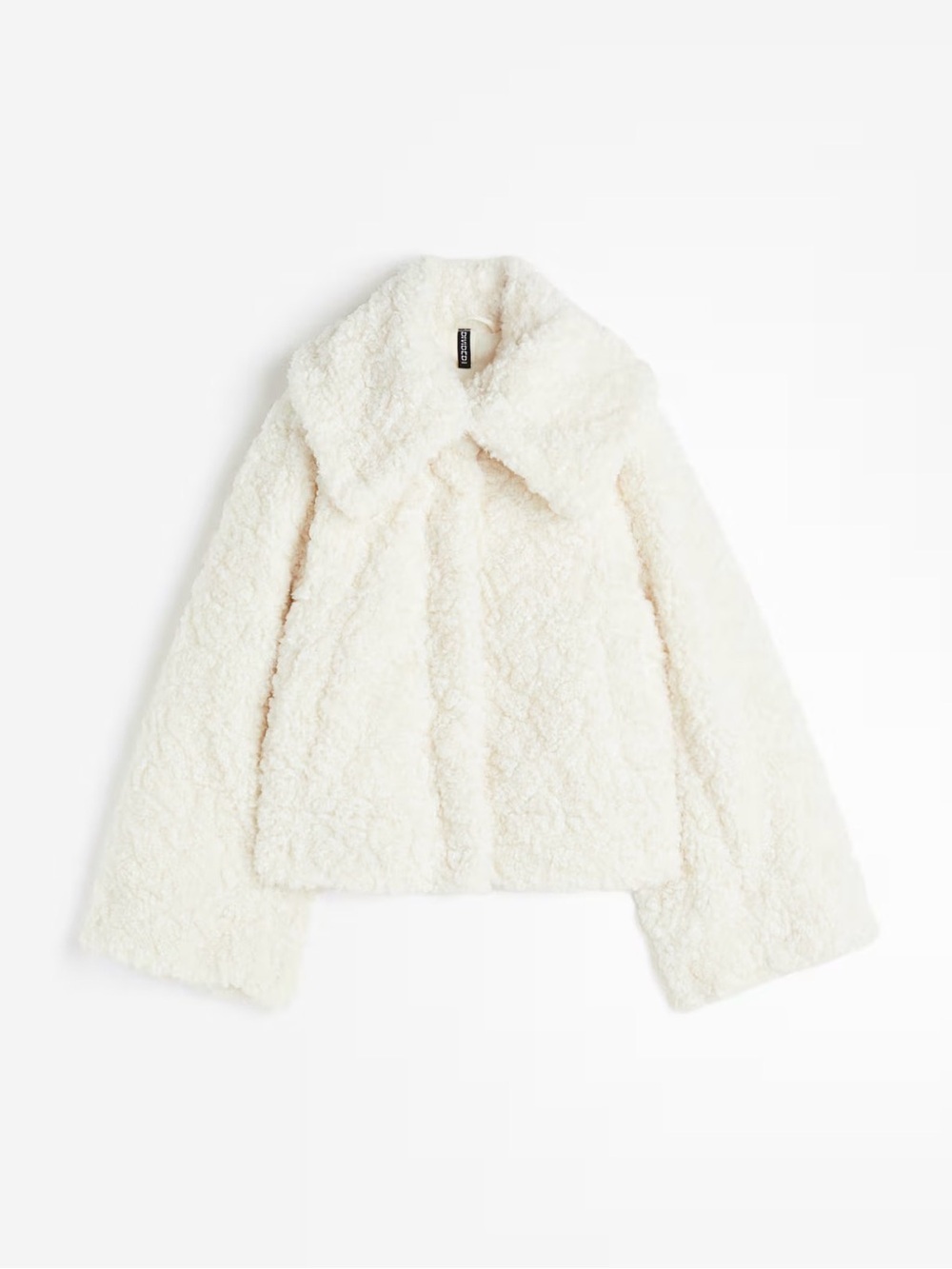 NWT H&M Cream Teddy Jacket